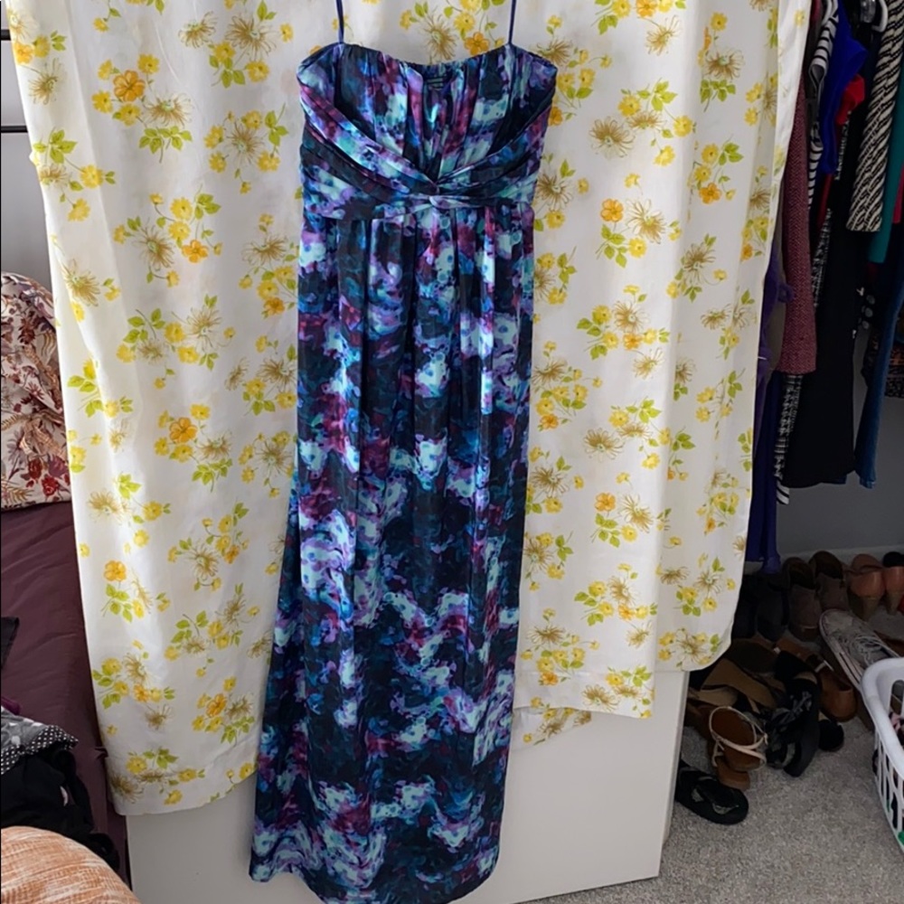 Tie die formal dress